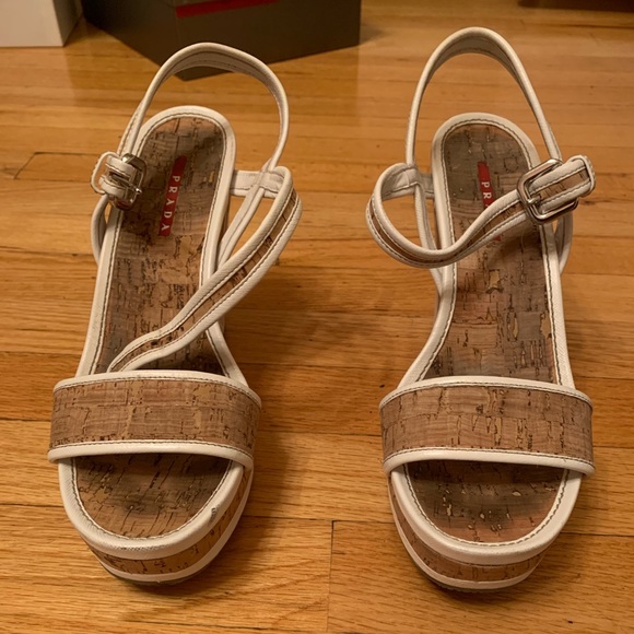 Prada Sandal Wedges - Picture 1 of 4